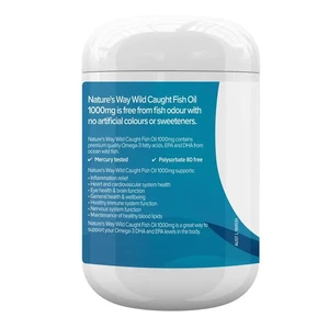 (PRE ORDER) Nature's Way Wild Caught Odourless Fish Oil 1000mg 150 Capsules shelf life 2yrs